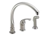 Delta 172-SSWF Waterfall Single-Handle Kitchen Faucet with Spray, Stainless