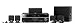 Yamaha YHT294-BLACK 5.1 Channel Home Theatre System with 3D Support & 4 x HDMI Inputs