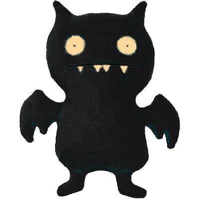 Secret Mission Ugly Doll Ice Bat Black Schwarz - Grösse L - 34 cm