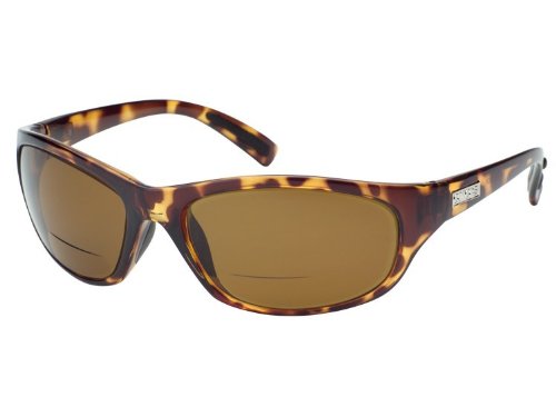 Ono's Oak Harbor Polarized Bi-Focal Sunglasses in Tortoise with Amber Tinted Lens On Sale