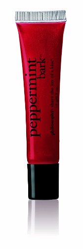 Philosophy Peppermint Bark Mint Chocolate Candy High-Gloss, High-Flavor Lip Shine, 0.5 Ounce