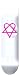 HEARTAGRAM Skateboard DECK cky bam WHITE 7.63