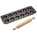 Kitchen Craft Italian Collection Non-Stick Ravioli Mould Tray with Rolling Pin