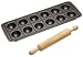 from Italian Collection Kitchen Craft Italian Collection Non-Stick Ravioli Mould Tray with Rolling Pin Model ICRAVTRAY