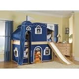 Bolton Bennington Deluxe Low Loft Tent Bed and Slide