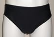 Black Drawstring Bikini Brief with Seamless Front