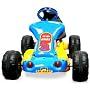 Go-Kart Ride-On Cars Battery-Operated - Yellow