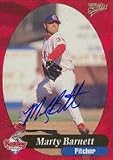 Marty Barnett, Reading Phillies - Phillies Affiliate Autographed Card