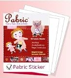 Pabric Sticker - Peel-off Adhesive Backing (10 Sheets)