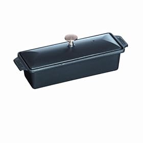 Staub 30X11CM RECT TERRINE BLACK