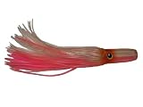 Saltwater Fishing Lure Pink and Clear Soft Head Chugger FREE SHIPPING AND 20% CUSTOMER APPRECIATION DISCOUNT!