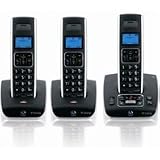 BT Synergy 5500 DECT Trio Cordless Phone with Answer Machine - Black / Silver