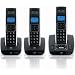 BT Synergy 5500 DECT Trio Cordless Phone with Answer Machine - Black / Silver