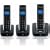 BT Synergy 5500 DECT Trio Cordless Phone with Answer Machine - Black / Silver