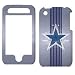 Fits Apple iPhone 3G Cell Phone Snap on Protector Faceplate Cover Housing Case - Blue Star/White