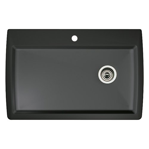 Check Out This Blanco 440194 Diamond Super Single Bowl Kitchen Sink, Anthracite Finish