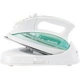 Panasonic NI-L70SR Cordless Iron, Curved Stainless Steel Soleplate, White/Clear Green