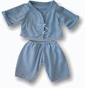 223 - PJs - Baby Blue Clothes for 14" - 18" Stuffed Animals and Dolls
