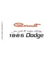 1965 DODGE CORONET Owners Manual User Guide