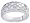 .03Ct. 14K. White Gold Invisible Anniversary Ring
