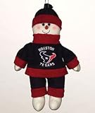 Houston Texans 10" Snowflake Friends Festive Plush Snowmen Make Great Friends For Anyone
