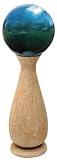 Mod Baluster Gazing Globe Pedestal