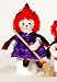16 inch Raggedy Ann Halloween Doll Witch with Broom