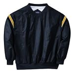 Sport-Tek - Wind Shirt with Shoulder Stripe Navy/Gold/White-XL