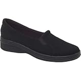 Grasshoppers Ladies Jensen Stretch Buck Slip-on Shoes by Grasshoppers