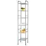 Home Basix 6 Tier Shelf, Chrome