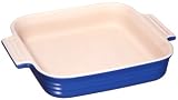Le Creuset スクエア・ディッシュ 23cm ブルー