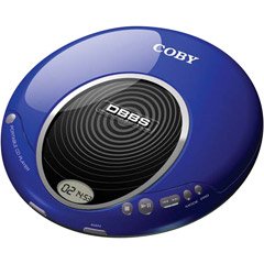 Coby CX-CD114BLU Slim Personal CD Player