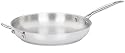 Cuisinart Chef's Classic Stainless 12-Inch Open Skillet with Helper Handle