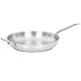 Cuisinart 722-30H Chef's Classic Stainless 12-Inch Open Skillet with Helper Handle