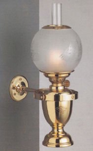 SportingGoods: E.S. Sorensen Danish Classic Yacht Oil Lamp  Compass Globe 