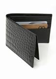 Mens Leather Wallet - Crocodile Leather