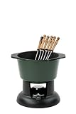 Chasseur Cast Iron Fondue Set Racing Green  from Dexam