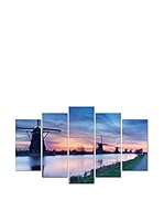 Wall Decor Fotocuadro 5 Piezas Pirámide Heavycross