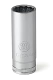 GearWrench 80827 1/2 Inch Drive, 12 Point Deep Socket, 32 mm