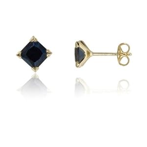 Ysora - Boucles d'oreilles or et oxyde noir - Or Jaune - 750/1000