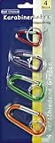4 Alu Karabiner color 50-66mm Schlüsselanhänger