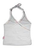 Wild Mango - Toddler Girls Halter Top, White (Size 4T)