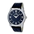 Le Chateau Men's Slim Leather Strap Watch #7010M-2