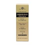 Solgar, Sublingual, Liquid B-12, 2000 MCG, 2 fl oz (59.2 ml)