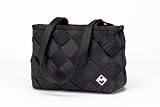 Maggie Bags Recycled Seatbelt Medium Tote-Bag (Black)