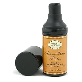 After Shave Balm - Lemon Essential Oil ( Travel Size, Pump, For All Skin Types ) - 30ml/1oz