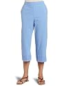 Alfred Dunner Women's Embroidered Capri