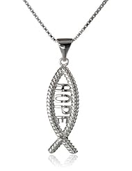 Precious Moments Sterling Silver Diamond Accent "Hope" Pendant Necklace, 18"