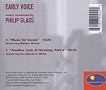 Philip Glass : Early Voice Philip Glass : Early Voice