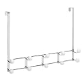 Whitmor 10 Hook Over-the-Door with Ceramic Balls Chrome